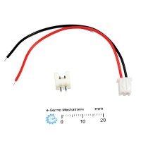 2 pins Wafer M/F Pair JST Cable