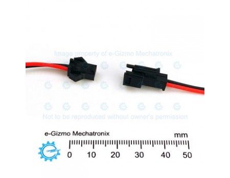 JST SM 2-pin M-F (Pair) 15cm JST SM 2-pin M-F (Pair) 15cm