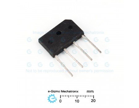 RBV-406 4A 600V Bridge Rectifier SIP