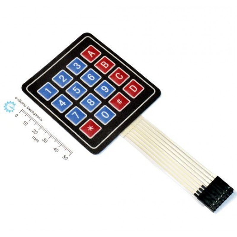 4x4 Membrane Keypad