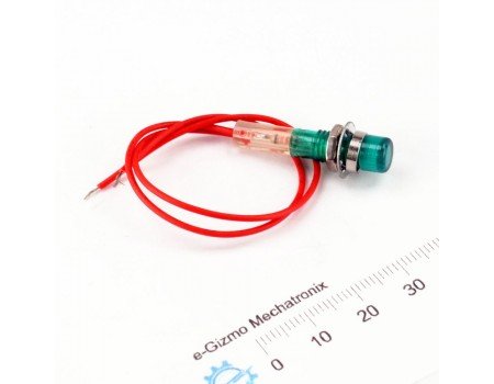 Neon Pilot Light Indicator Green 220VAC Neon Pilot Light Indicator Green 220VAC