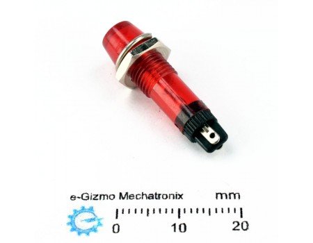 Neon Pilot Light Indicator Red 220VAC Neon Pilot Light Indicator Red 220VAC