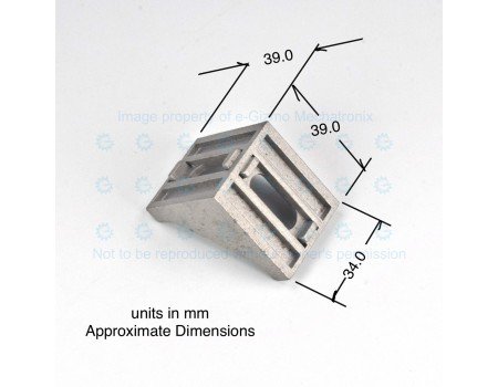 Corner Bracket for Aluminum Profile T V Slot 40 x 40 Corner Bracket for Aluminum Profile T V Slot 40 x 40