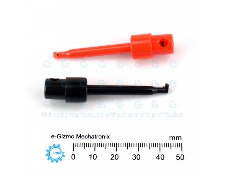 Grabber Clip Pair 56mm Large ( Black & Red ) Grabber Clip Pair 56mm Large ( Black & Red )