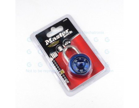 Master Lock 40mm Wide (mini size) Preset Combination Padlock 1533EURD