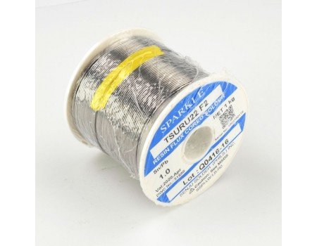 Sparkle TSURU22-F2 d1.00 Sn60Pb40 Soldering Lead Solder Wire 1000g Sparkle TSURU22-F2 d1.00 Sn60Pb40 Soldering Lead Solder Wire 1000g