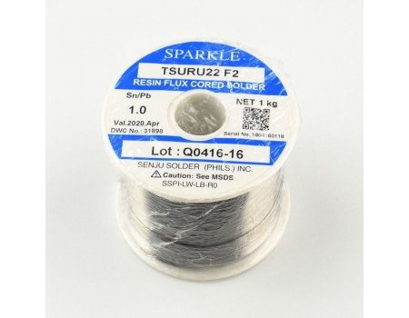 Sparkle TSURU22-F2 d1.00 Sn60Pb40 Soldering Lead Solder Wire 1000g Sparkle TSURU22-F2 d1.00 Sn60Pb40 Soldering Lead Solder Wire 1000g