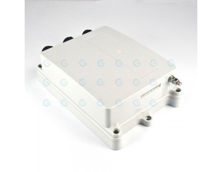 Weatherproof IP66 Polycarbonate Enclosure with Grounding and Cable Glands