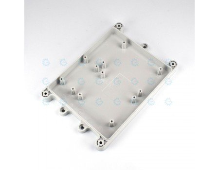 Weatherproof IP66 Polycarbonate Enclosure with Grounding and Cable Glands