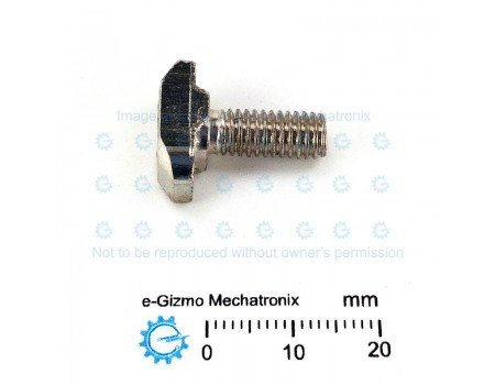 M6 x 15.5mm T Bolt and Nut for Linear Rail Aluminum Profile EU30