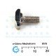M6 x 15.5mm T Bolt and Nut for Linear Rail Aluminum Profile EU30 M6 x 15.5mm T Bolt and Nut for Linear Rail Aluminum Profile EU30