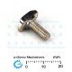 M6 x 15.5mm T Bolt and Nut for Linear Rail Aluminum Profile EU30