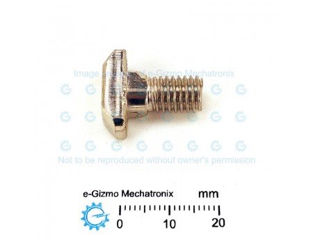 M8 x 15.5mm T Bolt and Nut for Linear Rail Aluminum Profile EU40 M8 x 15.5mm T Bolt and Nut for Linear Rail Aluminum Profile EU40