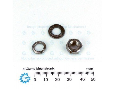 SS Hex Bolt & Nut M8 x 20mm Stainless Steel with Flat + Lock Washer SS Hex Bolt & Nut M8 x 20mm Stainless Steel with Flat + Lock Washer