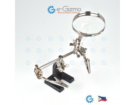 Third Hand Soldering Jig with Magnifier Third Hand Soldering Jig with Magnifier