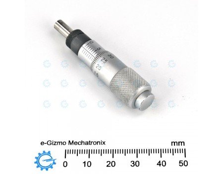 Mitutoyo Micrometer Head 0-13mm [Surplus] Flat Tip Threaded