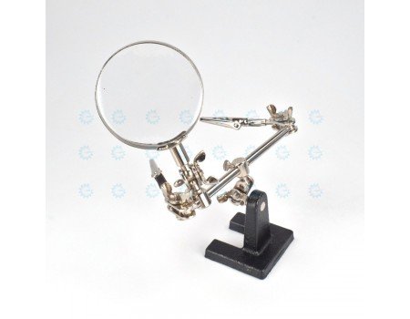 Third Hand Soldering Jig with Magnifier