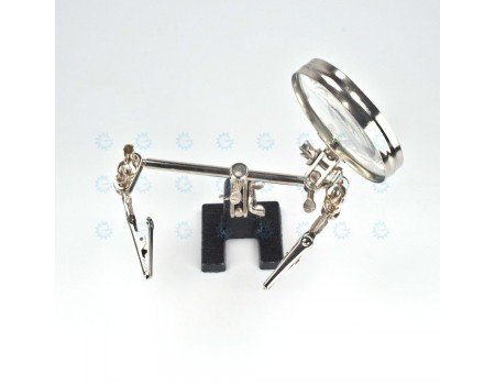 Third Hand Soldering Jig with Magnifier Third Hand Soldering Jig with Magnifier