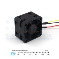 Sunon PMD1204PQBX-A 40mm 12V Server Axial Fan 3-wire Speed Monitor