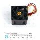 SanAce 36mm 12V Server Axial Fan Speed Monitor and PWM control 9GV3612P3J03