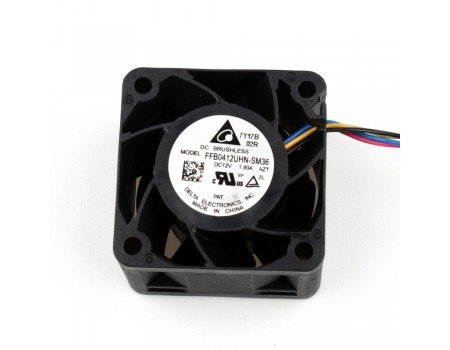 Delta 40x40mm FFB0412UHN-SM36 Axial Fan 12V 50,000RPM PWM Control and Speed Out Delta 40x40mm FFB0412UHN-SM36 Axial Fan 12V 50,000RPM PWM Control and Speed Out
