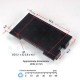 EHS-84 Extruded Aluminum Heatsink Black Anodized with Integral Standoff