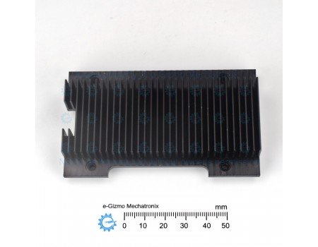 EHS-84 Extruded Aluminum Heatsink Black Anodized with Integral Standoff