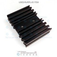 EHS-85 Extruded Aluminum Heatsink Black Anodized with Integral Standoff EHS-85 Extruded Aluminum Heatsink Black Anodized with Integral Standoff