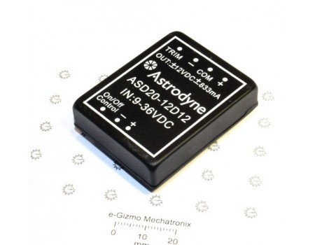 ASD20-12D12 20W 9-36Vin 12-0 12Vout Dual output Isolated DC/DC Converter Module ASD20-12D12 20W 9-36Vin 12-0 12Vout Dual output Isolated DC/DC Converter Module