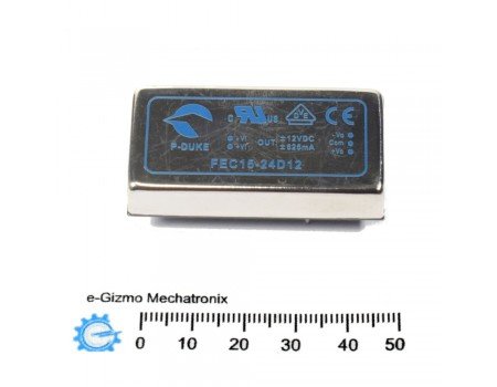 FEC15-24D12 +/-12V Isolated Industrial DC-DC CONVERTER Bipolar output FEC15-24D12 +/-12V Isolated Industrial DC-DC CONVERTER Bipolar output