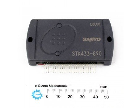 STK433-890-E 4-Channel 50Wpc Class AB Power Amp