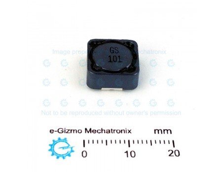 100uH 1.3A SMD Power Inductor Magnetically Shielded GSRH125-101M 100uH 1.3A SMD Power Inductor Magnetically Shielded GSRH125-101M