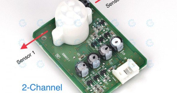 Motion Sensor 2pin 2-channel Motion and Direction sensing PIR sensor.