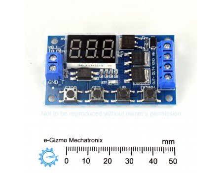 Time Delay Mosfet Output Module Timer Switch with 3-digit display Time Delay Mosfet Output Module Timer Switch with 3-digit display
