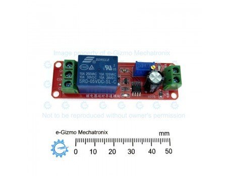 5V Delay Timer Delay Relay Module (ON Delay) with NE555 IC 5V Delay Timer Delay Relay Module (ON Delay) with NE555 IC