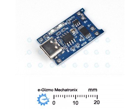 Enhanced TP4056 Type C USB Port Li-ion Charger Module 1A with BMS Protection Enhanced TP4056 Type C USB Port Li-ion Charger Module 1A with BMS Protection