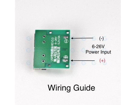 Dual USB Output 3A Step Down Charger Module