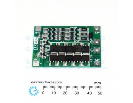 3S Li-ion 40A BMS Board with Charge Balancing Function 3S Li-ion 40A BMS Board with Charge Balancing Function