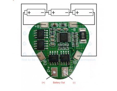 3S 6A Li-ion BMS Board 3S 6A Li-ion BMS Board