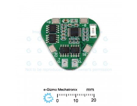 3S 6A Li-ion BMS Protection Board