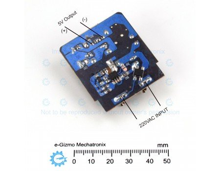 220VAC Input 5V 0.75A-1A DC Output AC-DC Converter Module USB Port