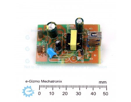 220VAC Input 5V 0.75A - 1A DC Output AC-DC Converter Module USB Port