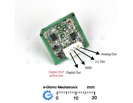 Small Size PIR motion sensor module Analog + Digital Output SPS