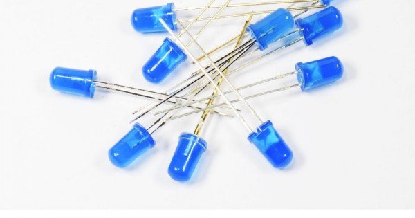 10s 5mm LED Blue