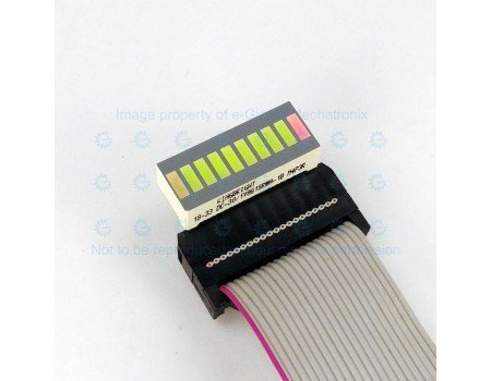 Kingbright 10 segment Multicolor LED Bar Graph Array Orange Green Red Kingbright 10 segment Multicolor LED Bar Graph Array Orange Green Red