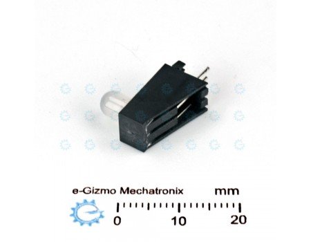 5mm High Brightness Bicolor LED with Holder PCB Mount LH51L303F-HTS Bi-Color