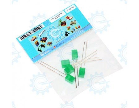 LTL-9234A-5P LED Green Square 5mm 5pcs LTL-9234A-5P LED Green Square 5mm 5pcs
