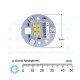 DIY Warmwhite + RGB LED Module on 39mm Aluminum Substrate DIY Warmwhite + RGB LED Module on 39mm Aluminum Substrate