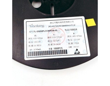 10pcs Tianlong 5050 SMD RGB LED TL-S5050PLCC06RGB 10pcs Tianlong 5050 SMD RGB LED TL-S5050PLCC06RGB
