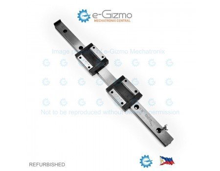 THK Linear Motion Guide LM 15x9.5x240mm with 2x carriage RSR15ZM [Refurbished]